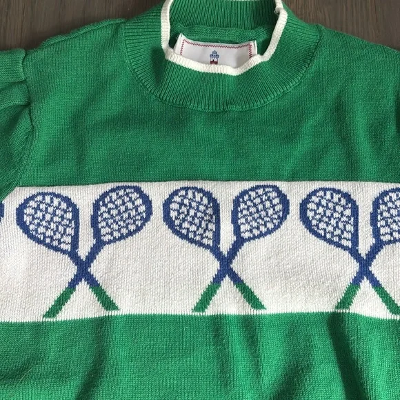 Classic prep size 5 crewneck sweater EUC 100% cotton - Picture 3 of 4